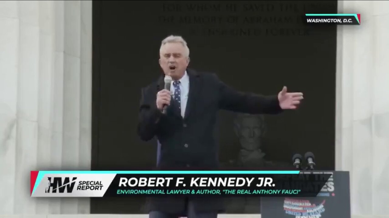 RFK, Jr. Scathing Speech before the Lincoln Memorial