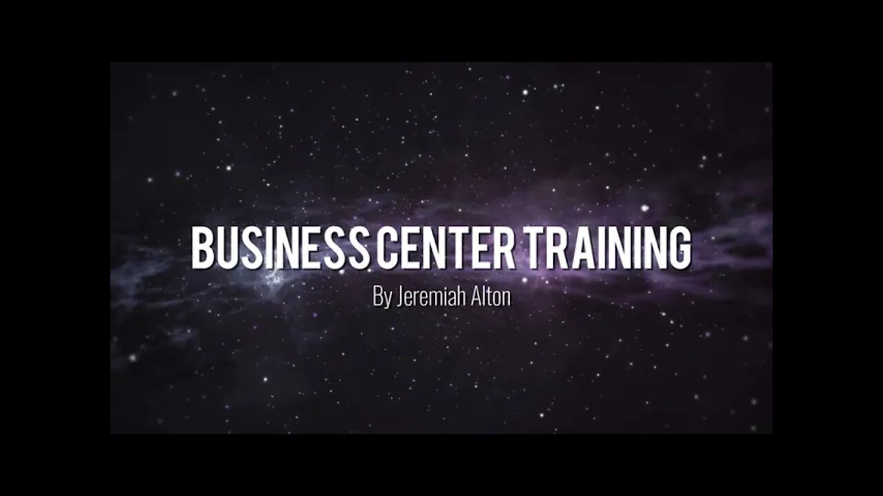 Business Center Training 2022 Tire Hub