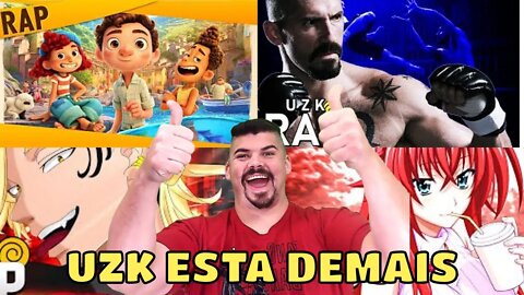 REACT 4 EM 1 UZK - Rap do Luca, Madarame Shion, Melodia Escarlate E Yuri Boyka - MELHOR DO MUNDO