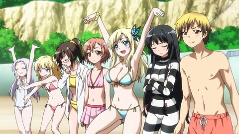 Haganai - beach