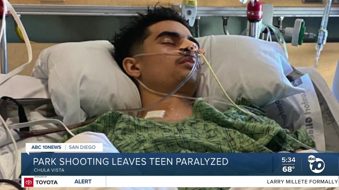 Shooting at park in Chula Vista leaves teenage boy paralyzed