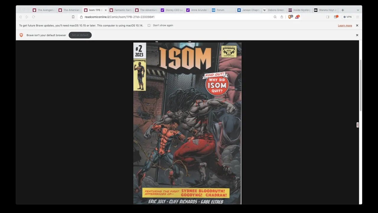 Shawn Takes ISOM#2 TO THE BARBECUE! ONE OF THE WORST COMICS OF 2023!