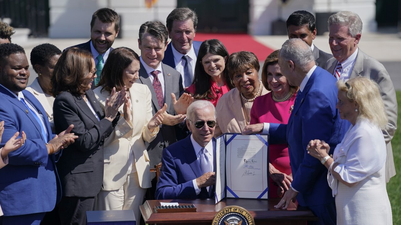 Pres. Biden Signs $280B CHIPS Act In Bid To Boost U.S. Over China