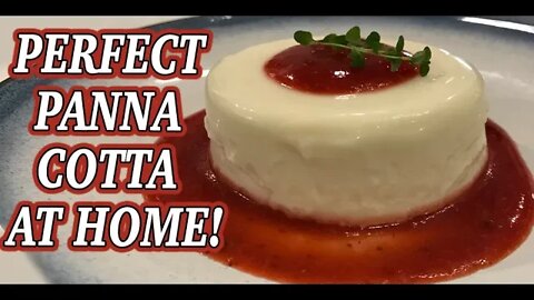 HOW TO MAKE THE BEST PANNA COTTA AT HOME | Kitchen Bravo