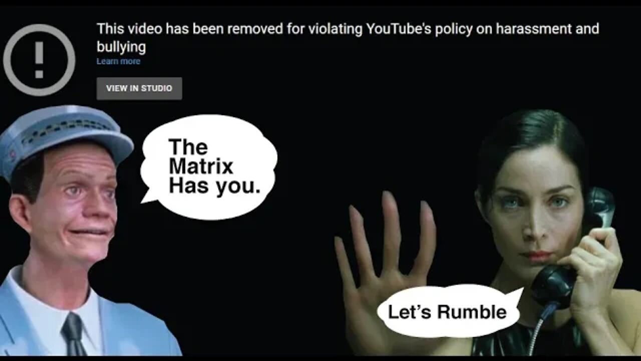 This video has been removed for violating YouTube's policy on harassment and bullying