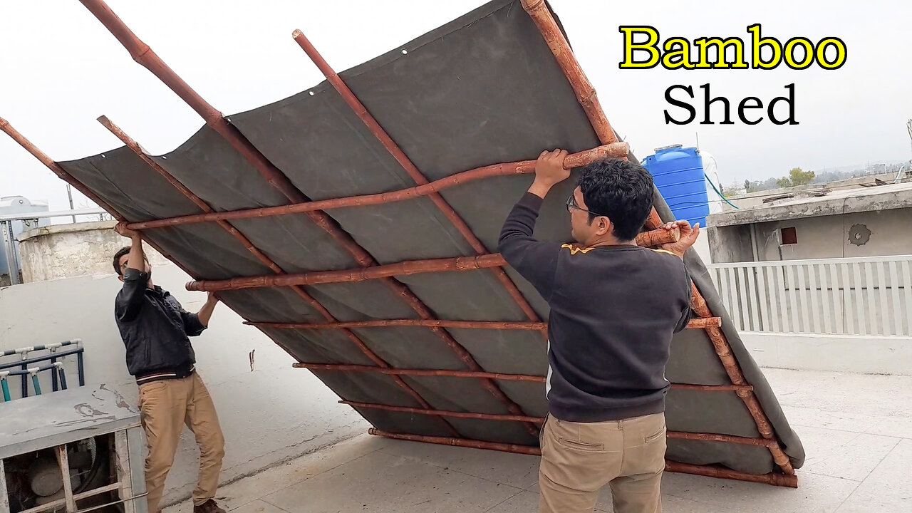 Building the Easiest Bamboo Shed in Just ONE Step - You WON'T Believe What Happens Next!