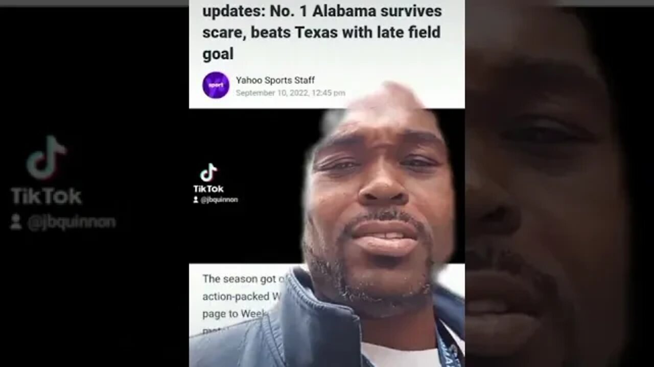 number one Alabama survives Texas