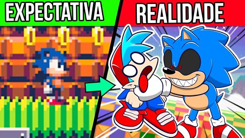 SONIC vs Friday Night Funkin! Qual o Melhor? - Sonic Project S