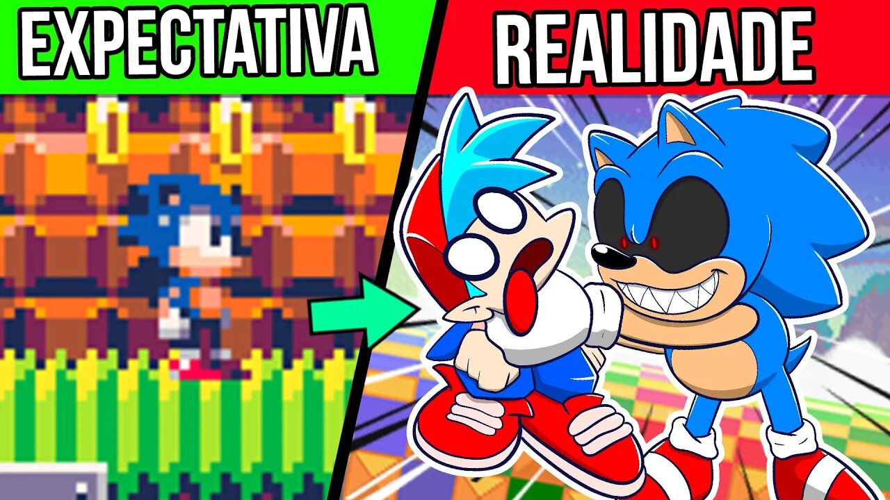 SONIC vs Friday Night Funkin! Qual o Melhor? - Sonic Project S