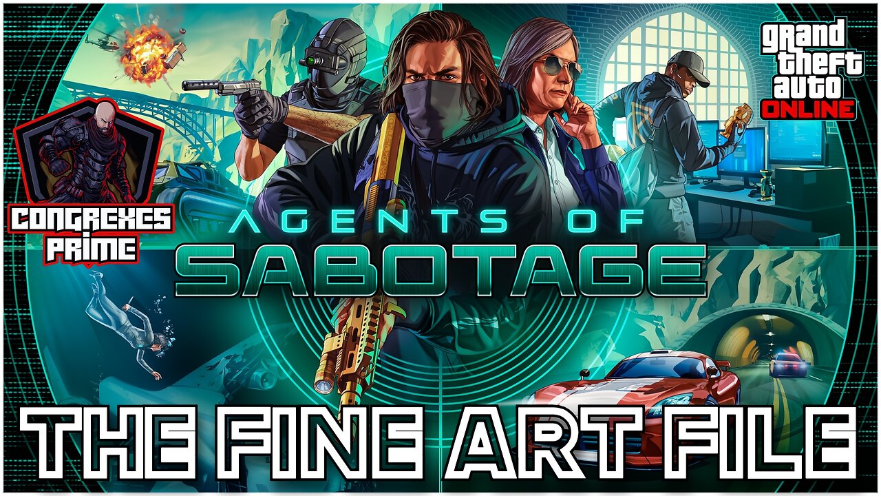 GTA 5 NEW DLC Agents of Sabotage Mission: The Fine Art File