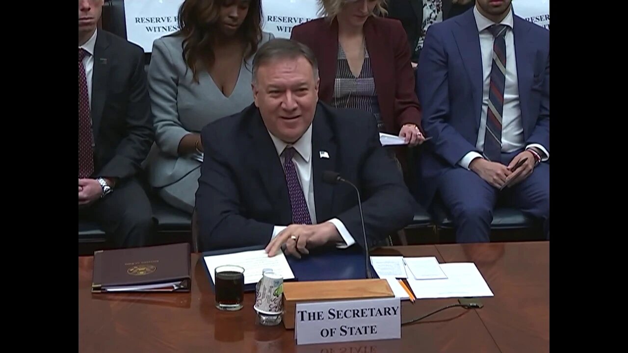 Secretary Pompeo remarks testifies before the House Foreign Affairs Committee