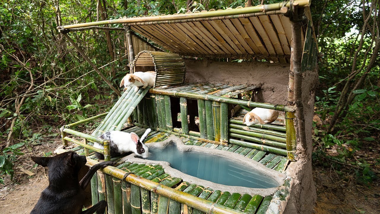 Bamboo Is Building The Most Beautiful Mini Pool On Rabbit Villa