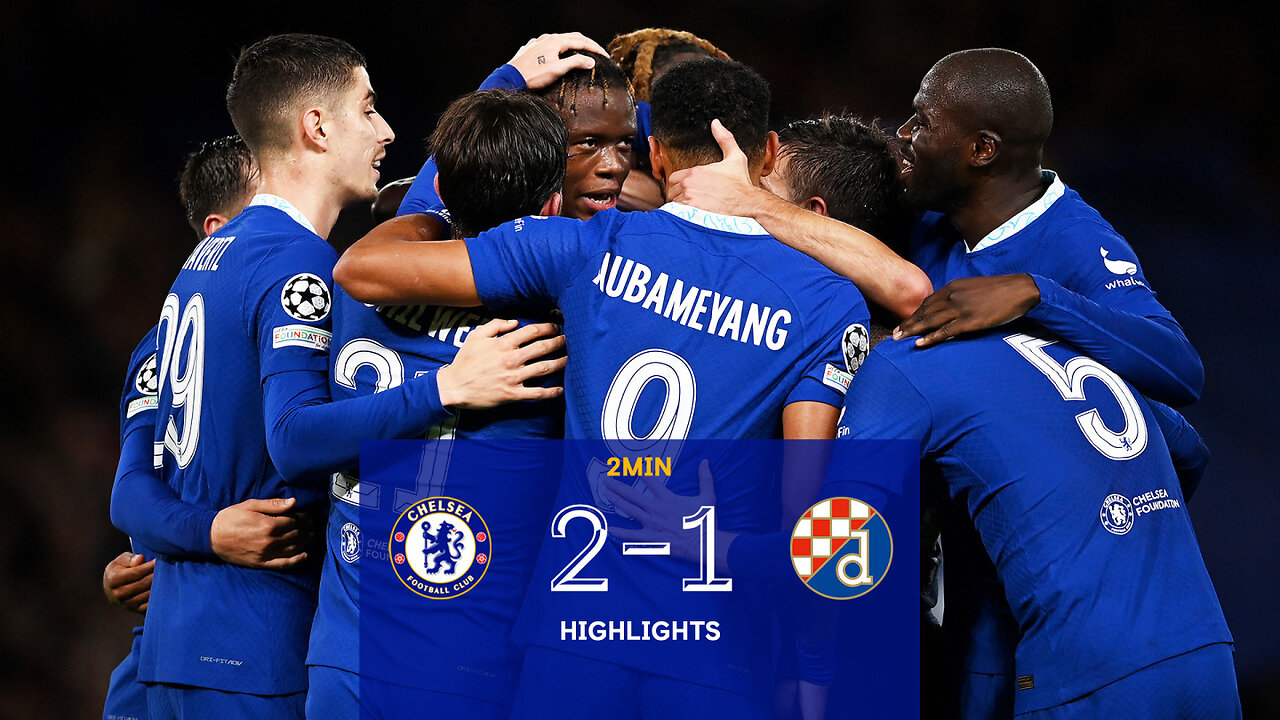 uefa champions league| chelsea v dinamo| highlits