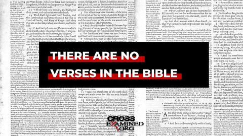 There are no verses in the Bible