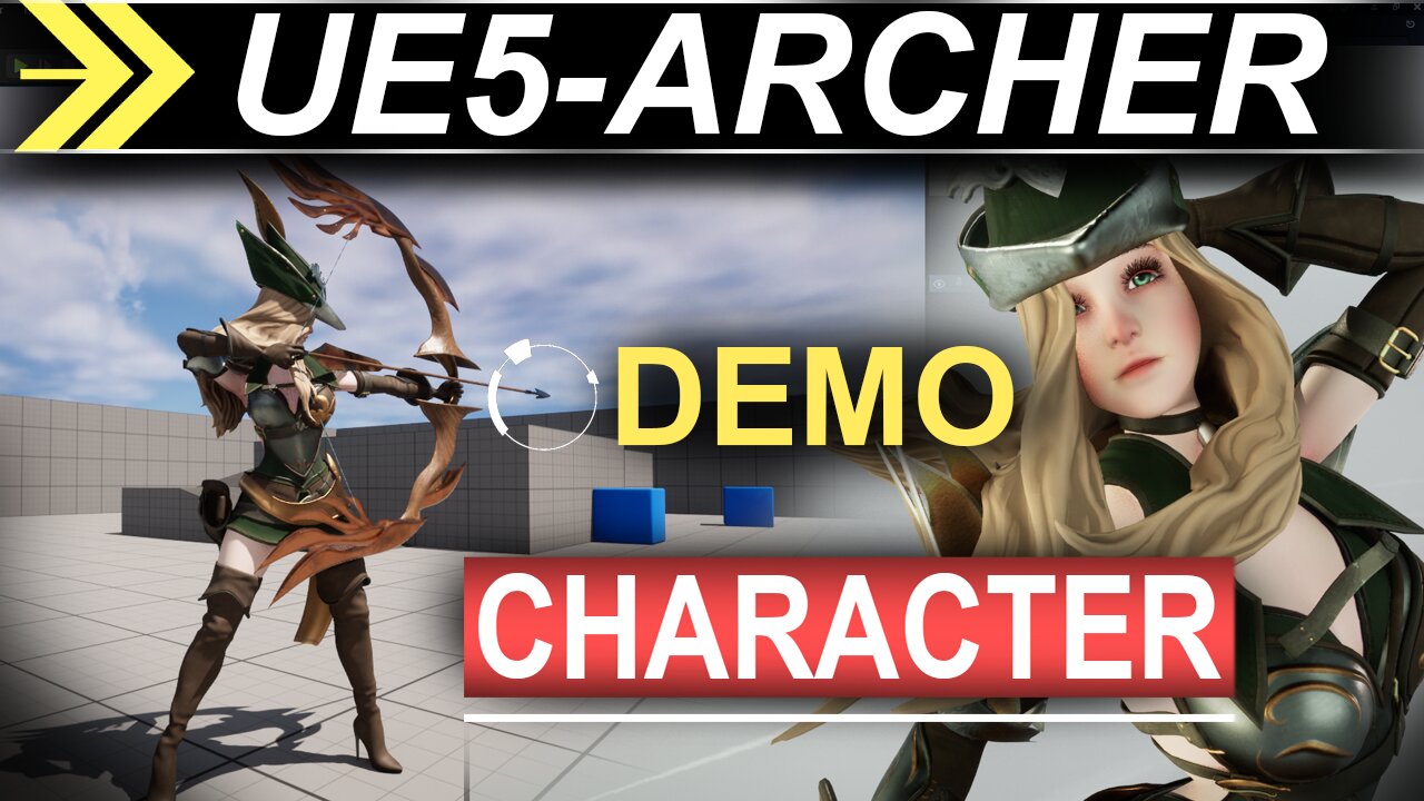 Unreal5: Archer Demo Character (AVAILABLE)
