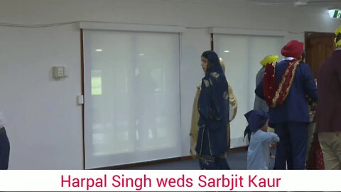 Harpal singh and Sarabjit kaur wedding