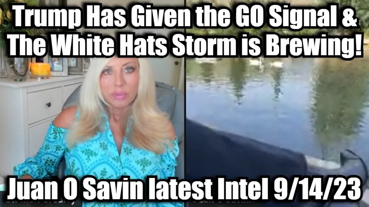 Juan O' Savin: Trump Has Given the GO Signal & The White Hats Storm is Brewing!