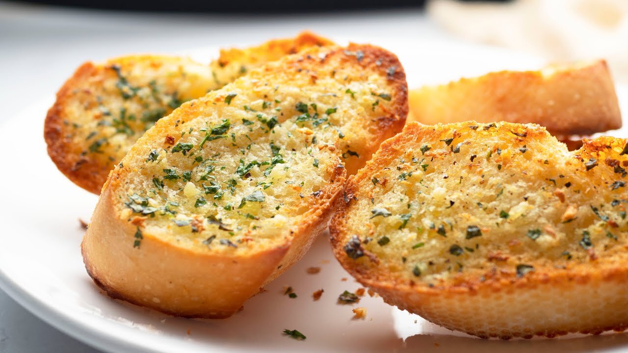 Best Ever Garlic Bread With/ Without Oven