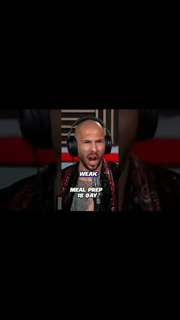 YOUR GYM MEAL PREP IS STUPID | ANDREW TATE 4X WORLD CHAMPION