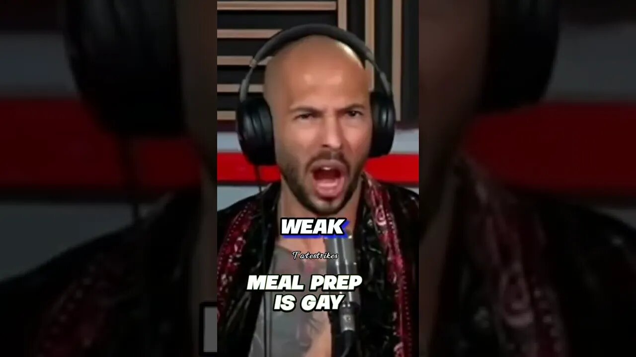 YOUR GYM MEAL PREP IS STUPID | ANDREW TATE 4X WORLD CHAMPION