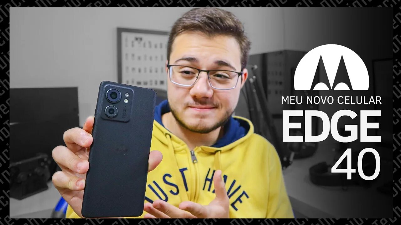 Usei o Motorola EDGE 40 por 24 horas e me surpreendi!