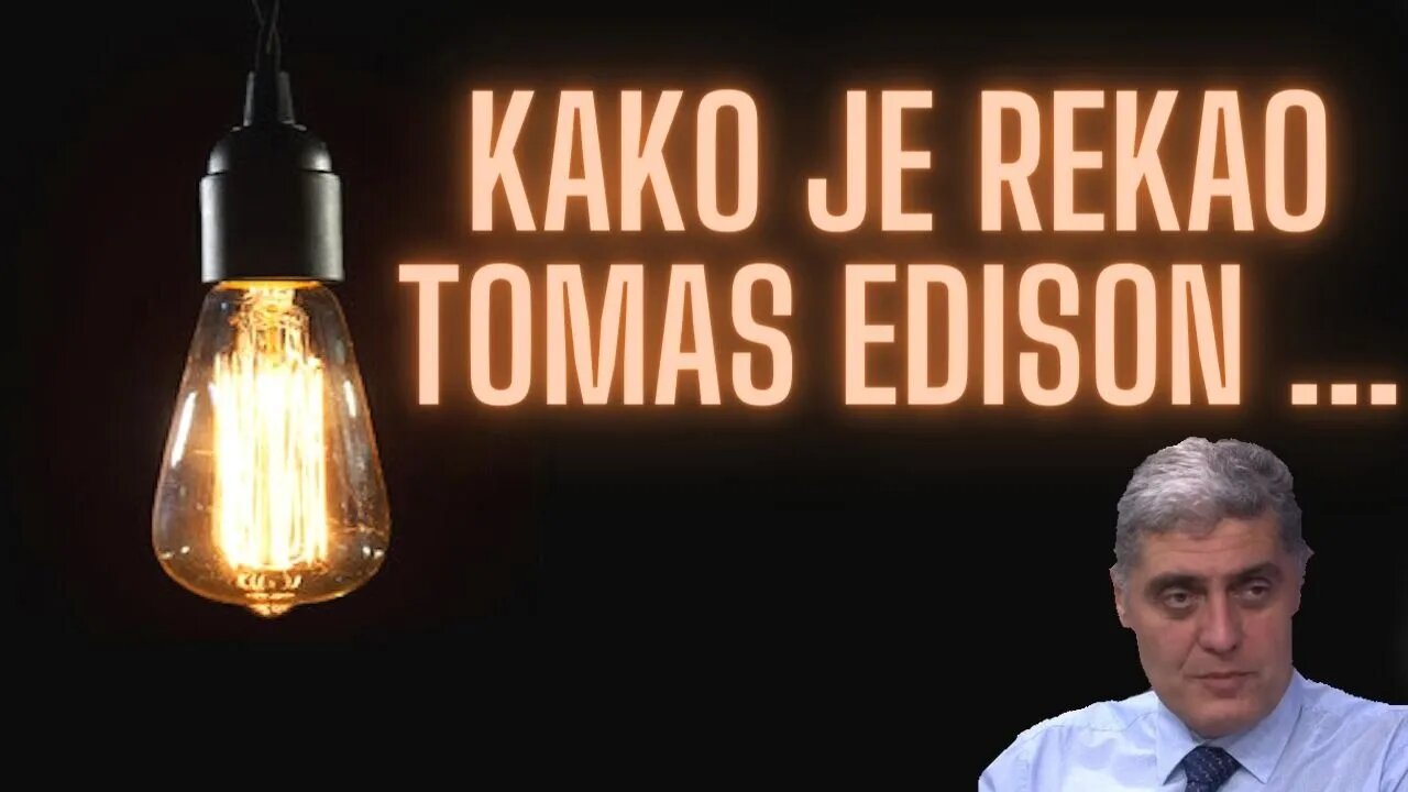 Kućno školovanje i kako je rekao Tomas Edison