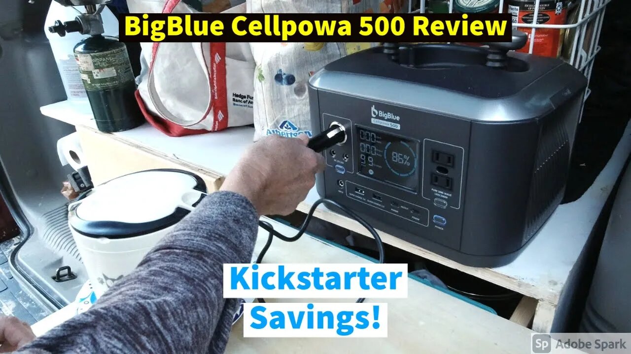 BigBlue Cellpowa 500 Review - 536 Watt Hours, LiFePo4 Battery