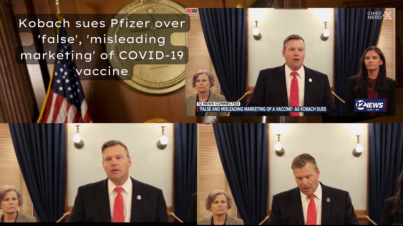 Kansas AG Kris Kobach Sues Pfizer over 'FALSE', 'Misleading Marketing' of COVID-19 Vaccine