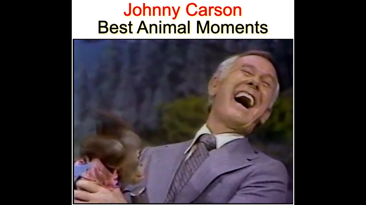 Johnny Carson and Joan Embery Best Animal Moments