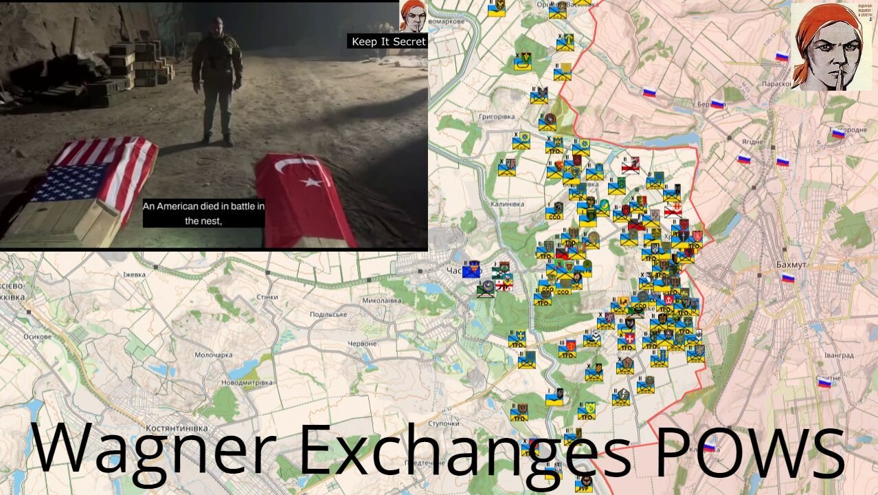 Ukraine Russian War, Map and Footage for May 25, 2023 Wagner Exchanges POWs before Withdraw