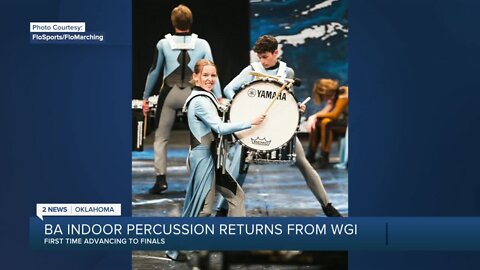 Broken Arrow indoor percussion team perform at finals