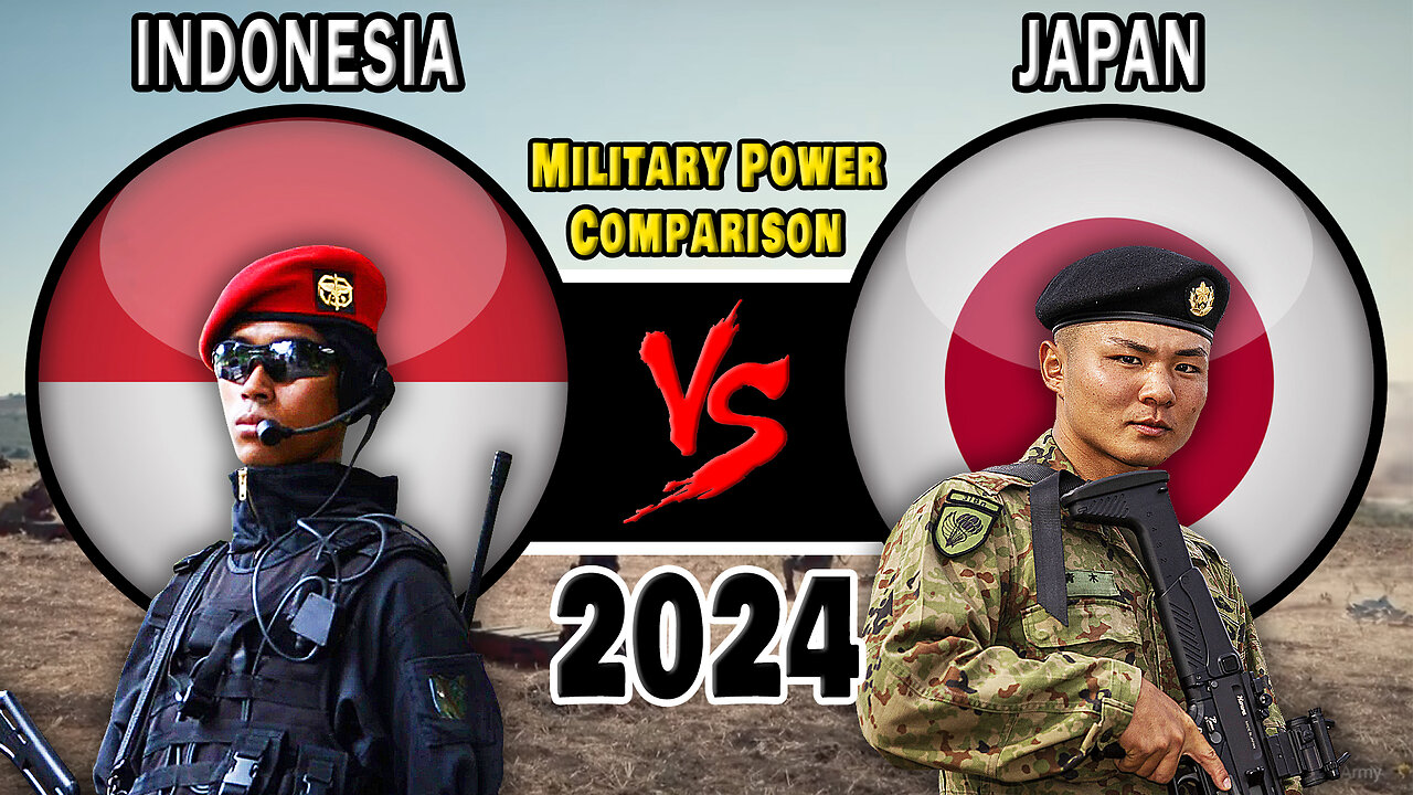 Indonesia vs Japan Military Power Comparison 2024 #military