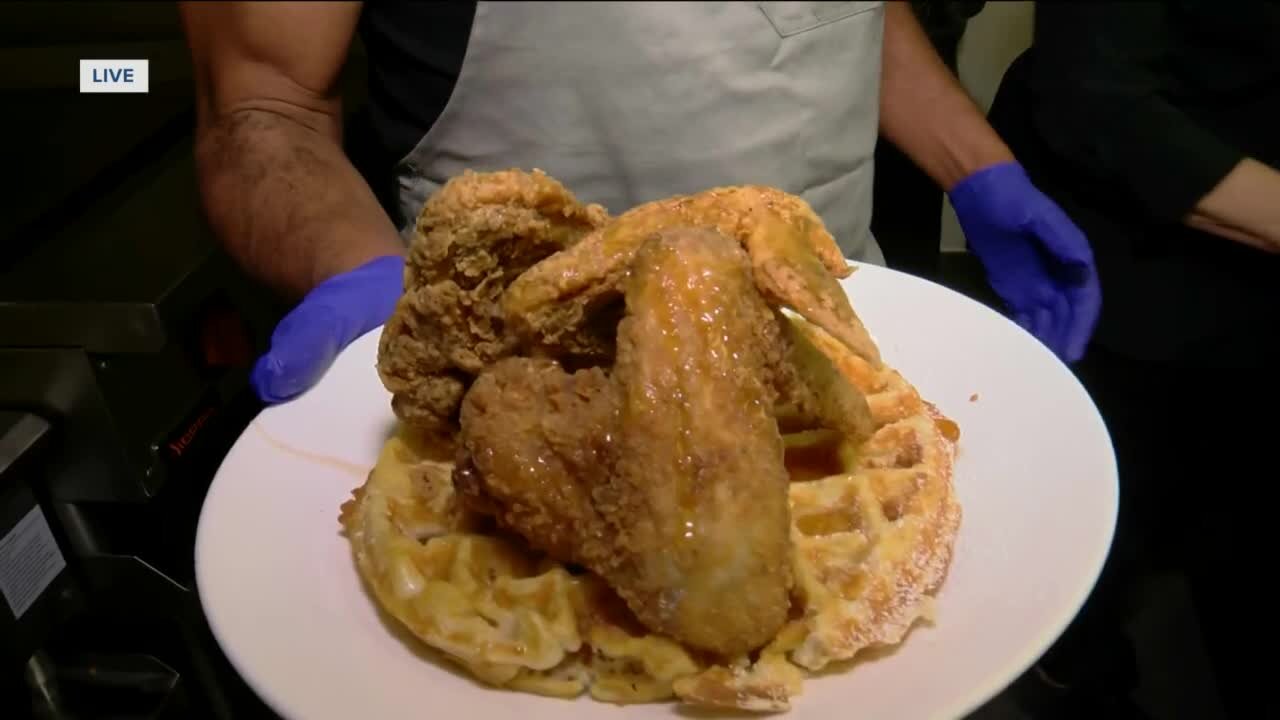 Sam's Place Jazz Cafe known for its chicken and waffles
