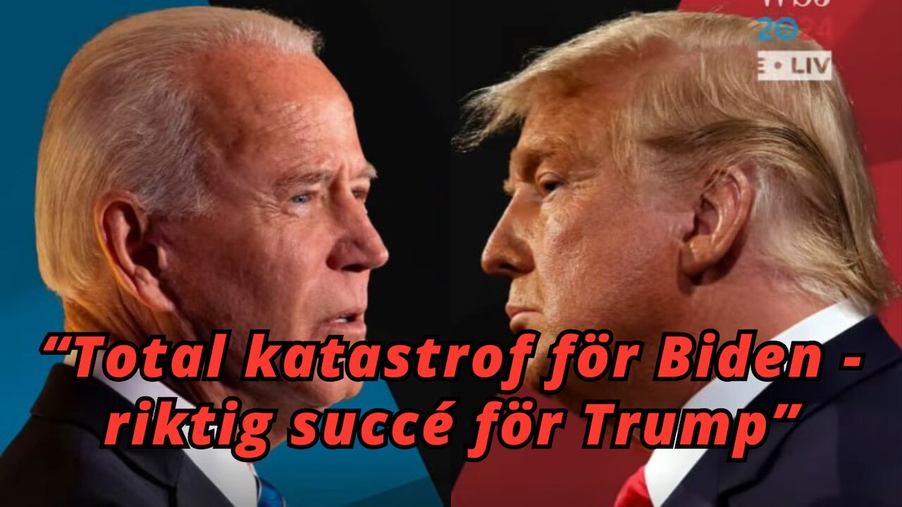 Bidens debatt mot Trump var en brakförlust - detta var det viktigaste i debatten