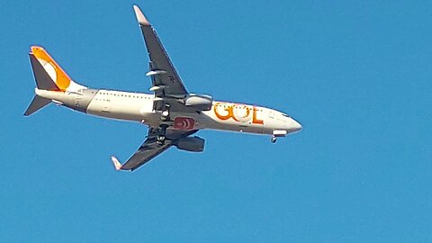 Boeing 737-800 PR-GTB vindo de Salvador para Fortaleza