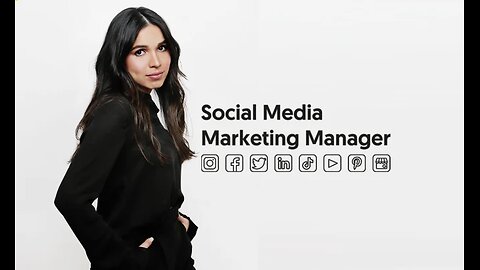 I will be your social media marketing manager