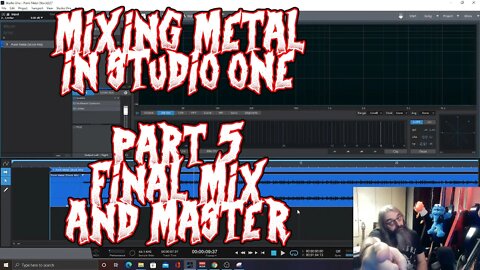 Mixing Metal in Studio One with Stock Plugins Part 5 Final Mix and Master @SpectreSoundStudios