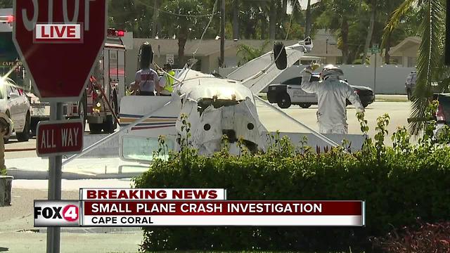 Small plane crash in Cape Coral