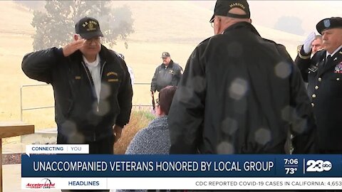 Bakersfield National Cemetery held ceremony for unaccompanied veterans