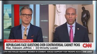 Rep Hakeem Jeffries Is Already Calling Trump's Presidency Out Of Control