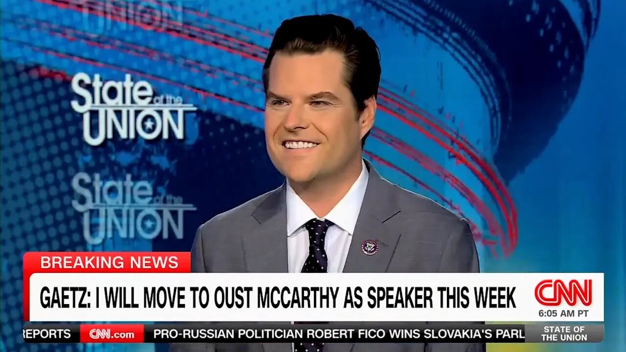 Why Gaetz Wants To Vacate Speaker McCarthy