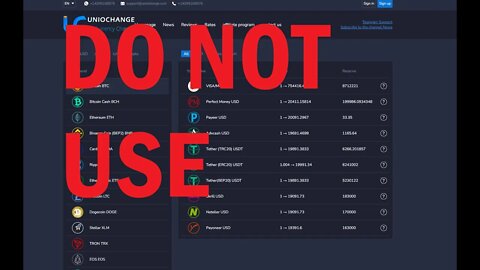 PSA! Uniochange- Don't Use It!