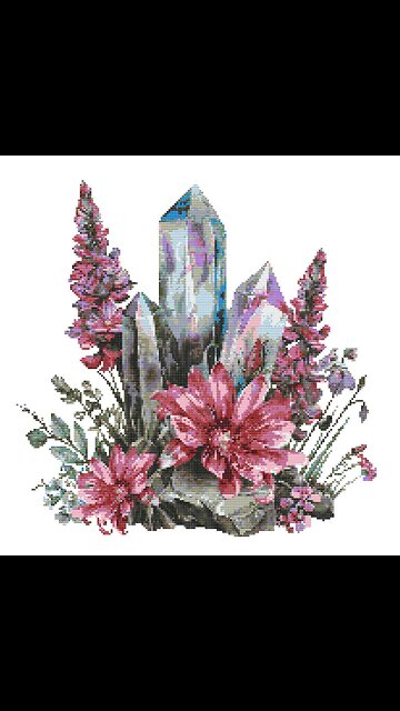 MYSTIC CRYSTALS Cross Stitch Pattern by Welovit | welovit.net | #welovit