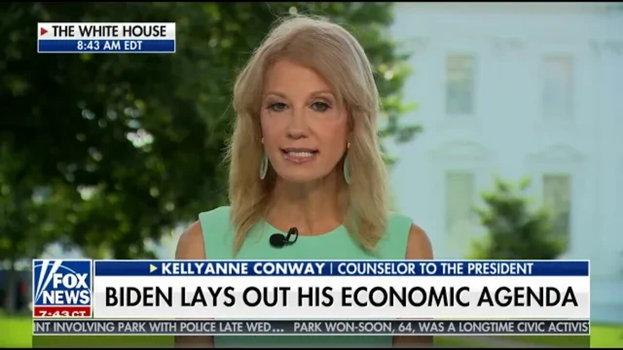 Kellyanne Conway calls Joe Biden Donald Trump when discussing cognition and doesn't notice.