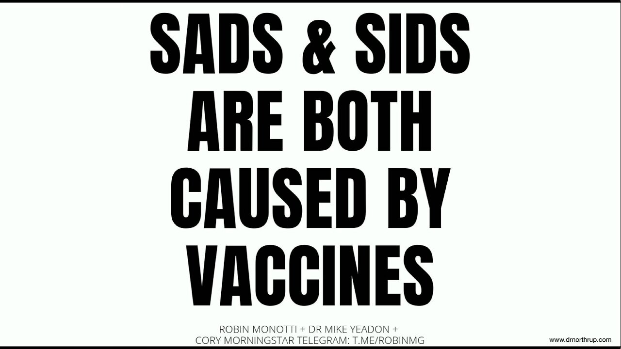 Doctor Christiane Northrup | “SIDS And SADS Are Both Caused By Vaccines”