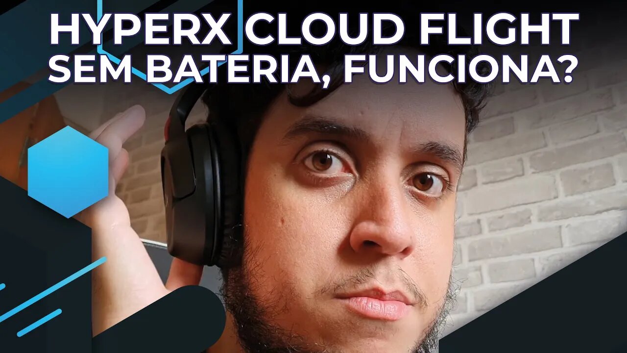 HYPERX CLOUD FLIGHT FUNCIONA SEM BATERIA?