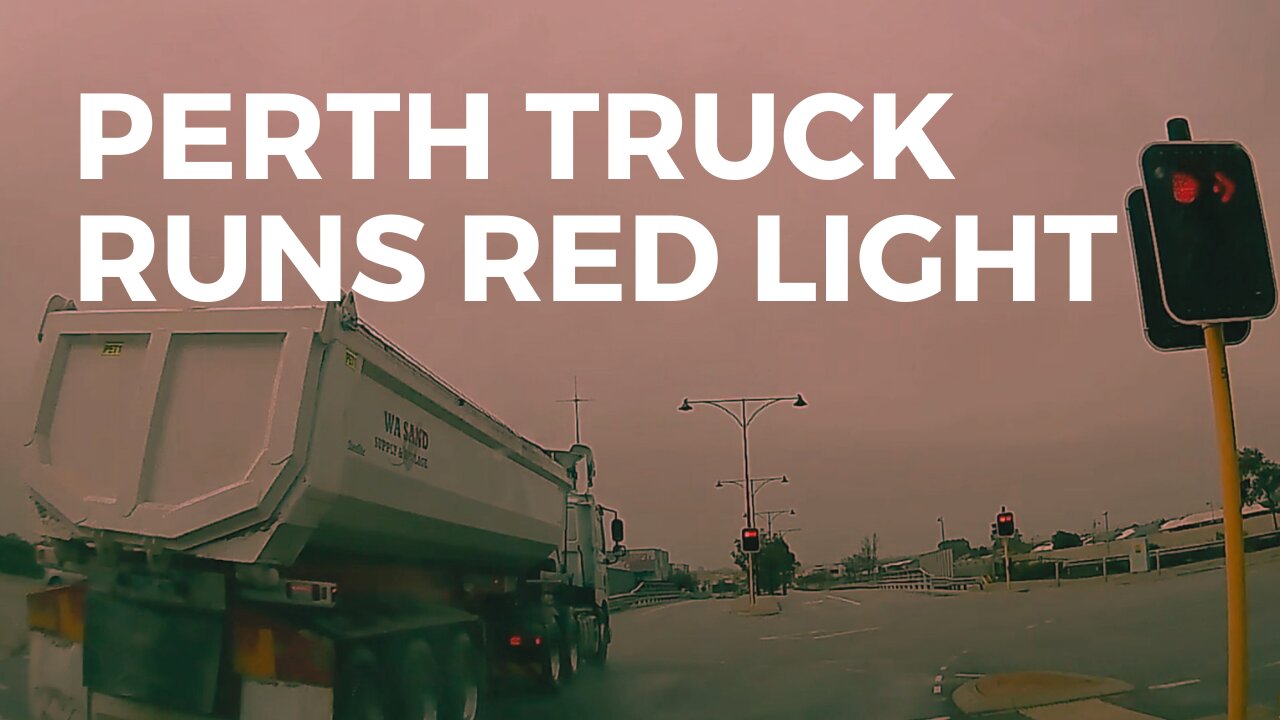 Truck Running Red Light