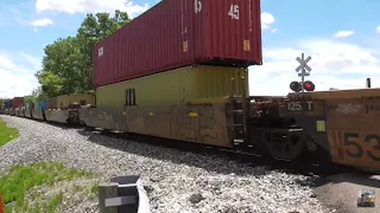 CSX Trains from Westfield Rd. Creston, Ohio June 9, 2024 Part 2