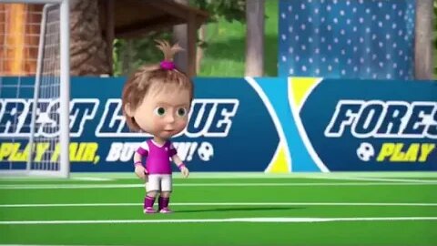 Masha from the cartoon repeated Cristiano Ronaldo's free kick. #shorts