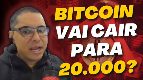 BITCOIN PODE CAIR ABAIXO DOS 20K? ANÁLISE GRÁFICA DO BTC E ETHEREUM
